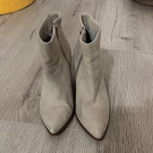 1. State Cream Ankle Booties